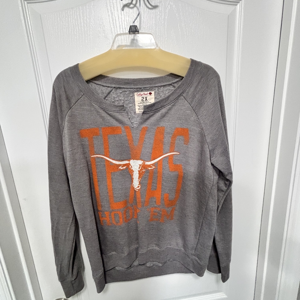 Gray Texas Longhorns Sweatshirt
